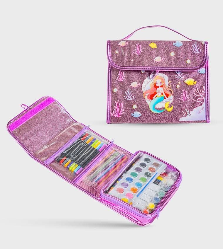 Mermaid Glitter Art Kit - Mermaid theme Art kit For Girls - Art Kit - Art set for Girls
