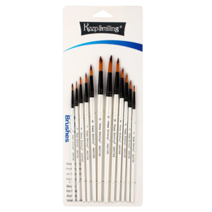 Round Artist Brushes - Keep Smiling Round Brushes