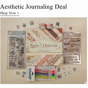 Aesthetic Journaling Deal - Free Delivery