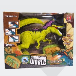 3 in 1 Jurassic World Style Remote Control Dinosaur Toy – Realistic Roar, Walk & Light Show